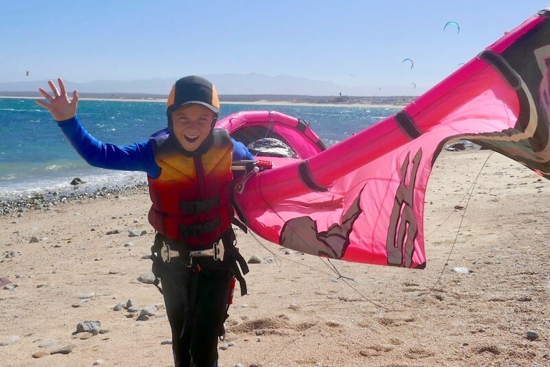 Learning to Kiteboard – by Charley